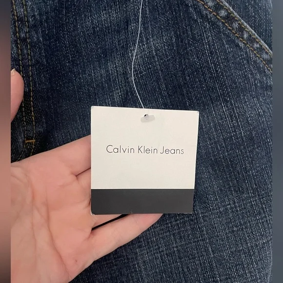 Calvin Klein Jeans - Dark Blue Women's Trouser Jeans Size 14 NWT - Picture 3 of 8